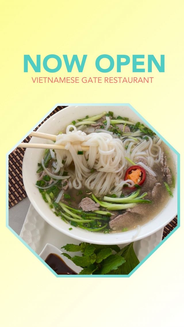 Authentic, fresh, and delicious Vietnamese Food now at El Mercado: @vietnamese_gate_restaurant 🍜